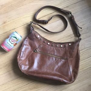 Born brown leather purse